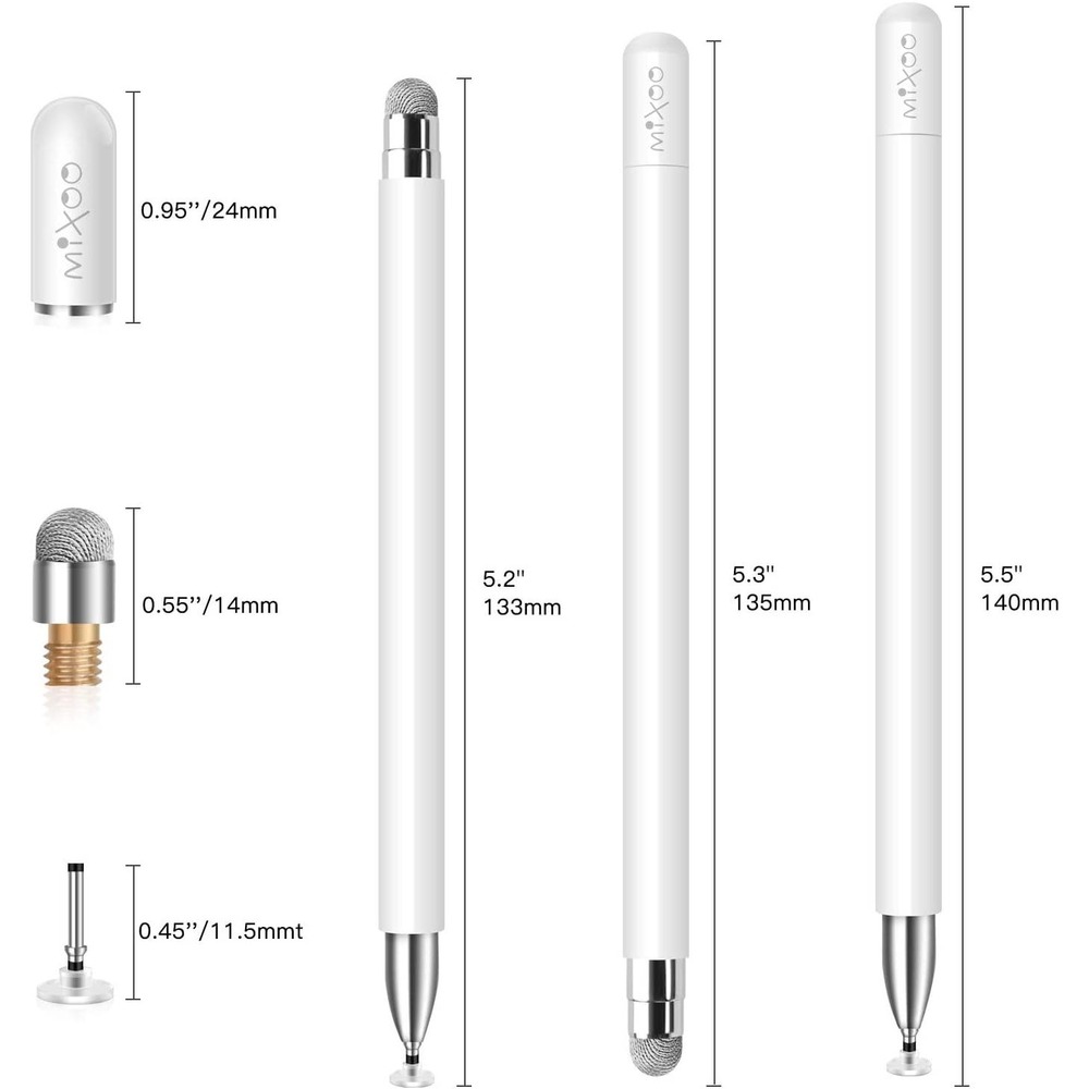 NIB- Lot of 12 Boxes MIKOO iPad Stylus Pens PLUS 4 MEKO Stylus Accessories